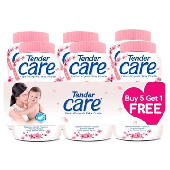 Picture of Tender Care Baby Powder Sakura Scent 50g ( 5+1 )