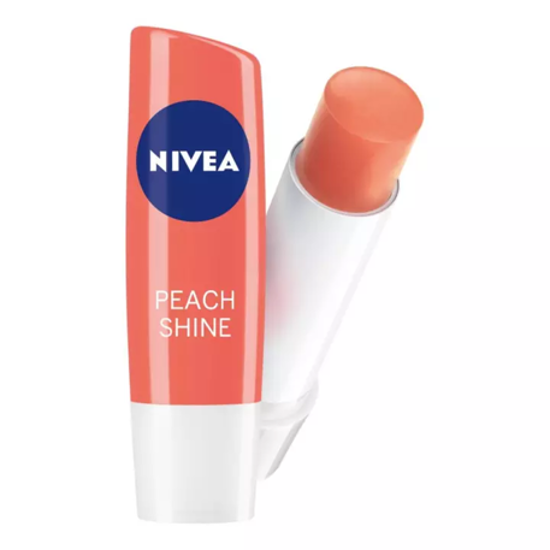 Picture of Nivea Caring Lip Balm "Peach Shine" 4.8g