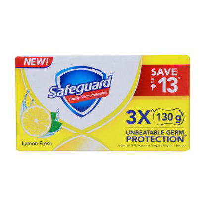 Picture of Safeguard Soap (Lemon Fresh) 130g X 3's "Tripid"