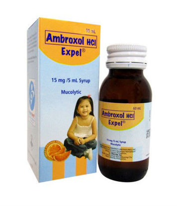 Picture of Expel 15mg/5mL Pedia Syrup 60ml (Ambroxol HCI)