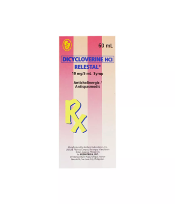 Picture of Relestal 10mg SYRUP 60ml (Dicycloverine HCI)