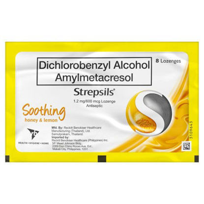 Picture of Strepsils Lozenge Honey & Lemon (8 Lozenges)