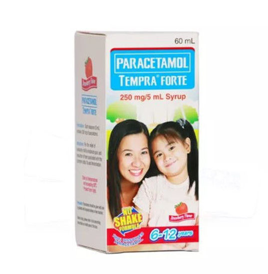 Picture of Tempra Forte 250mg/5ml Syrup Orange  (Paracetamol)
