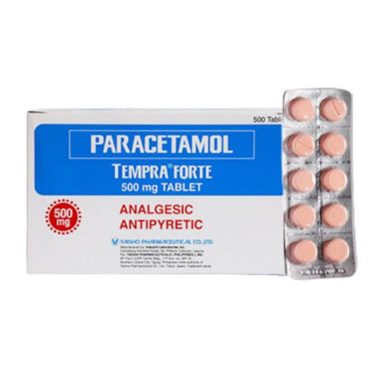 Picture of Tempra Forte 500mg Tablet X 10 (Paracetamol)