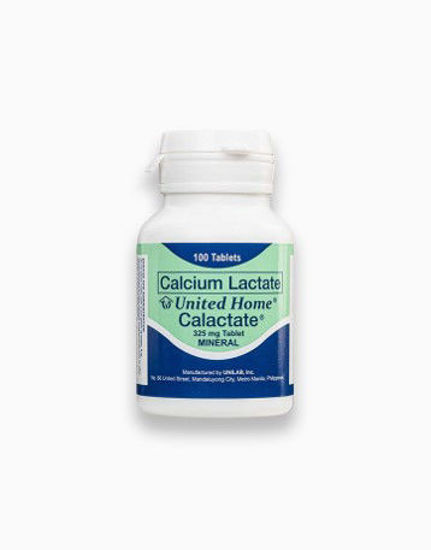Picture of United Home Calactate 325mg Tablet 100s (Calcium Lactate)