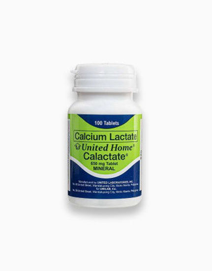 Picture of United Home Calactate 650mg Tablet 100s (Calcium Lactate)