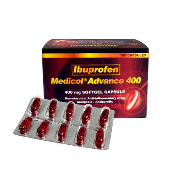 Picture of Medicol Advance 400mg Capsule 10s (Ibuprofen)