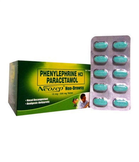 Picture of Neozep Non-Drowsy Caplet 10s (Phenylephrine HCl Paracetamol)