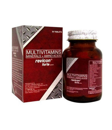 Picture of Revicon Forte Tablet 30s (Multivitamins + Minerals + Amino Acids)