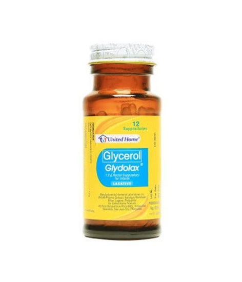 Picture of United Home Glydolax 1.9g Suppository for Infants 12s (Glycerol)