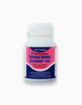 Picture of United Home Fersulfate Iron 325mg Tablet 100s
