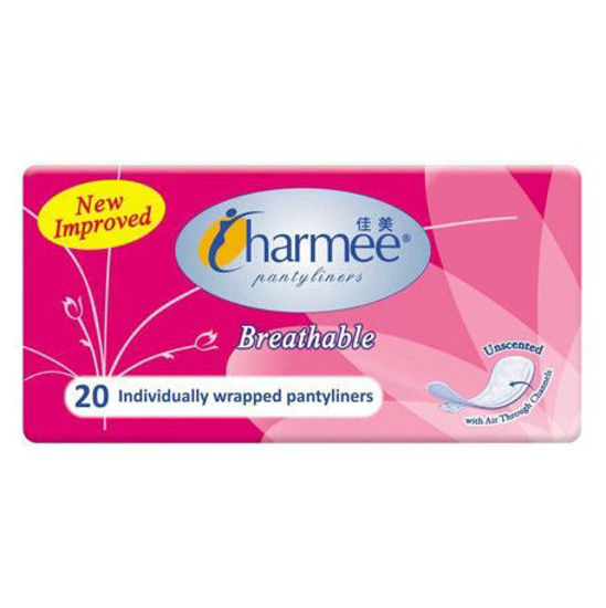 Picture of Charmee Pantyliners Breathable Unscented 20s