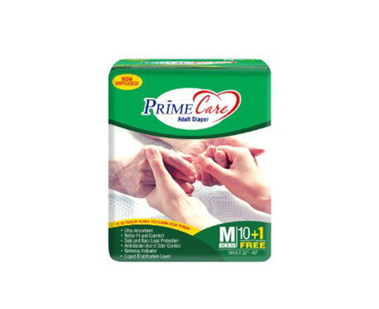 Picture of Primecare Adult Diaper Medium x 10s + 1 Free