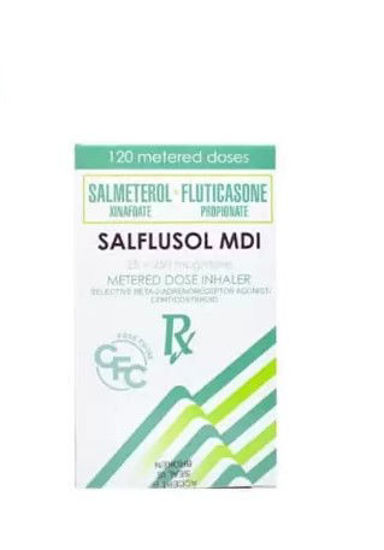 Picture of Salfusol 25mcg+250mcg MDI Metered Dose Inhaler (Salmeterol+Fluticasone)
