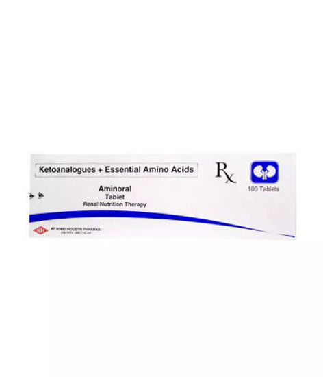 Picture of Aminoral Film Coated Tablet 10s (Ketoanalogues + Essential Amino Acids)