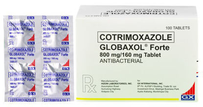 Picture of Globaxol 800mg/160mg Forte Tablet 4s (Cotrimoxazole)