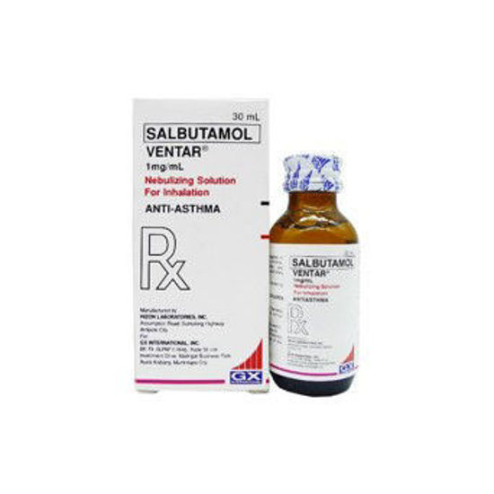 Picture of Ventar 1mg Nebulizing Solution 30ml (Salbutamol)