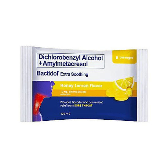 Picture of Bactidol Extra Soothing Lozenge (Honey Lemon) 8s