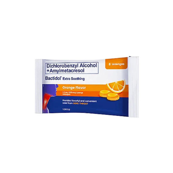 Picture of Bactidol Extra Soothing Lozenge (Orange) 8s