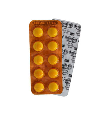 Picture of Poten-Cee Sugar Coated 500mg Tablet x10