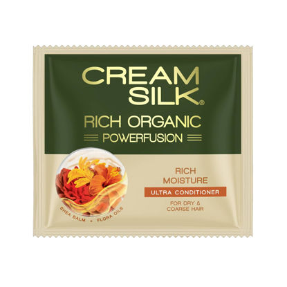 Cream Silk Rich Organic Powerfusion Rich Moisture Ultra Conditioner 10ml Picture of Cream Silk Rich Organic Powerfusion Rich Moisture Ultra Conditioner 10ml