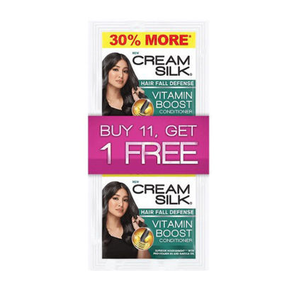 Cream Silk Hair Fall Defense Vitamin Boost Conditioner 13ml (11+1) Picture of Cream Silk Hair Fall Defense Vitamin Boost Conditioner 13ml (11+1)