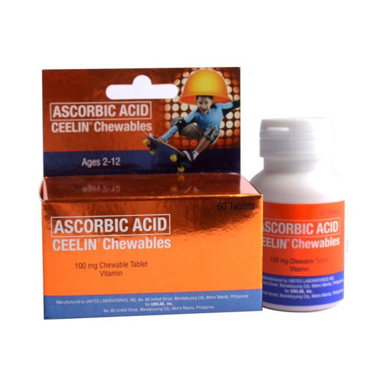 Picture of Ceelin Chewable Tablet 100mg 60s
