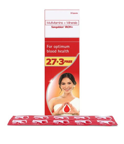 Picture of Sangobion Iron + Capsule  (27+3 Promo)