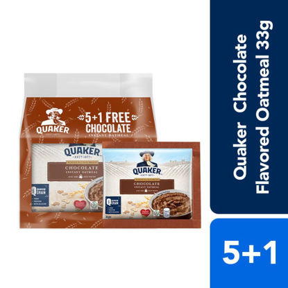 Picture of Quaker Chocolate Oatmeal 33g (5+1 Promo)