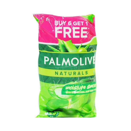 Picture of Palmolive Natural Soap Moisture Smooth 55g x 6's + 1