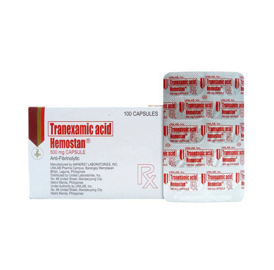 Picture of HEMOSTAN Tranexamic acid 500mg x 10's