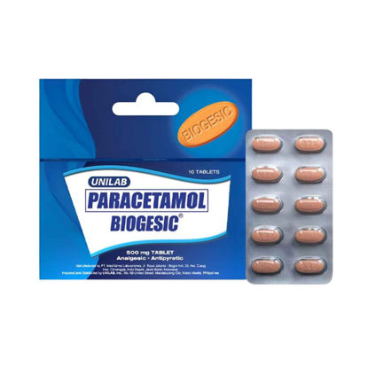 Picture of Biogesic 500mg Caplet X 10s (Paracetamol)