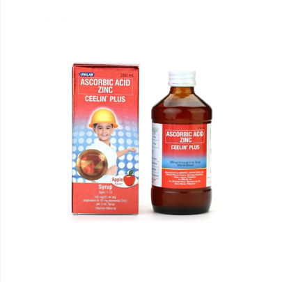 Picture of Ceelin Plus Syrup 250ml (Ascorbic Acid+Zinc)