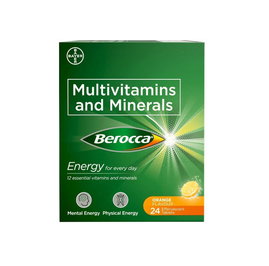 Picture of Berocca Effervescent Tablet Orange Flavor 24s