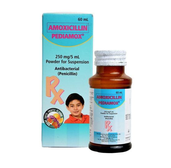 Picture of Pediamox 250mg / 5ml Suspension 60ml