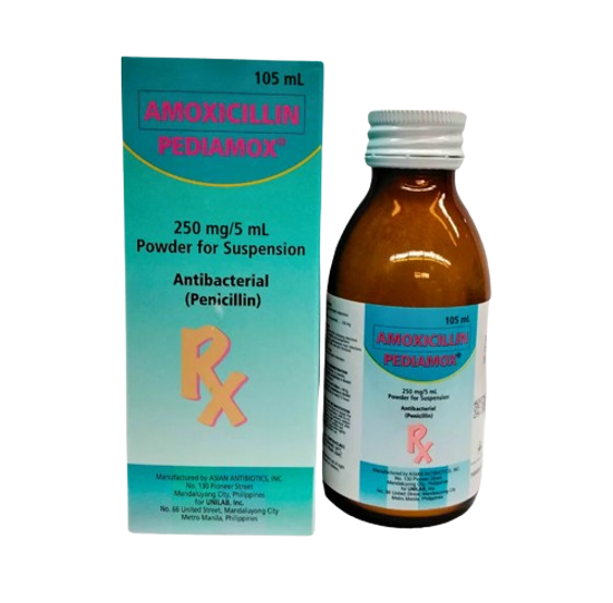 Picture of Pediamox 250mg / 5ml Suspension 105ml